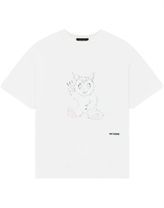 Футболка SS24 унисекс белая We11done