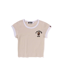 Футболка SS25 женская, хаки A bathing ape®