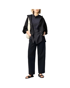 U Collection повседневные брюки женские black Uniqlo