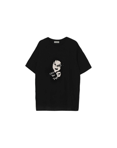 Футболка унисекс черная Yohji yamamoto