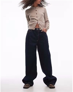 Джинсы Capsule Brigitte прямого кроя из жесткого денима темно-синего цвета Mango