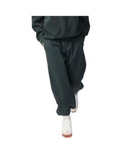 Вязаные спортивные штаны унисекс, темно-зеленый Uniqlo