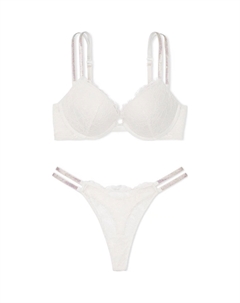 Женский комплект нижнего белья белый Victoria's secret