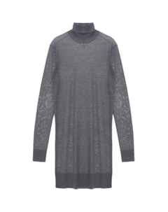 Женское платье с длинными рукавами FW25 TOTEME, серый Toteme