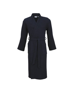 Унисекс-халат 25100, 1 шт., вафельный пике, Night blue Carl ross