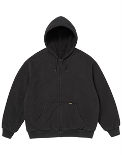 Рабочая худи на молнии, черный Supreme