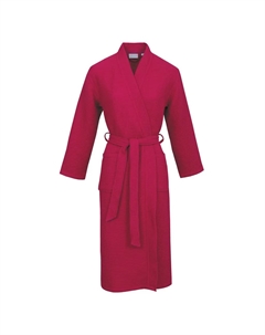 Унисекс-халат 25100, 1 шт., вафельный пике, розовый Carl ross