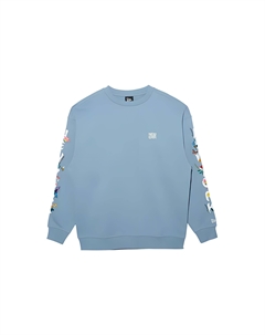 Свитшот унисекс светло-голубой New era