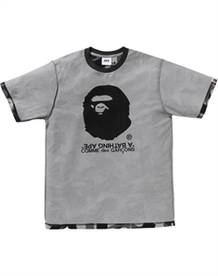 Футболка Unisex CDG Collaboration FW25, черный A bathing ape®