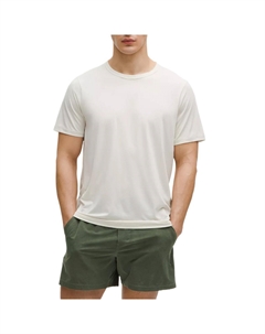 Футболка Mile Maker Run Crew No Stink Zinc унисекс, светлая слоновая кость Lululemon