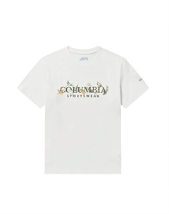 Обычная футболка женская белая Columbia