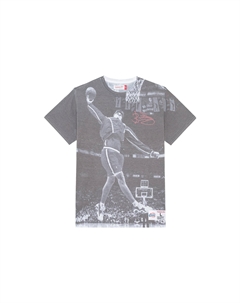 Футболка Mitchell & Ness унисекс серая, серый Mitchell ness