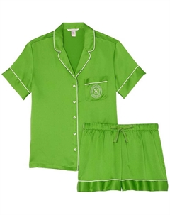 Пижамный комплект Women's Bright Green Victoria's secret