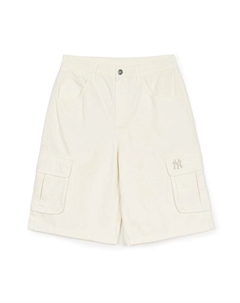 Джинсовые шорты карго New York Yankees женские кремовые Mlb