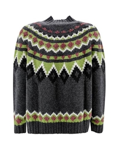 Свитер Mock Neck Long-Sleeved Jumper, серый Weekend max mara