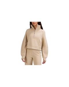 Свитшот серии Scuba для женщин, легкий коричневый Lululemon