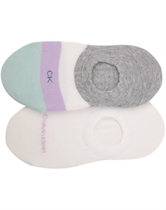 SS24 серия носки No-Sock женские 2 пары, белый Calvin klein