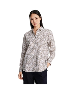 Женская рубашка Khaki & White Multicolor 0K4 Tommy hilfiger