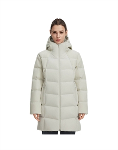 Женская тренировочная пуховая куртка, светло-серый Descente