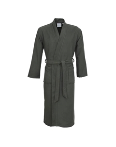Унисекс-халат 35100, 1 шт., особенно неприхотлив в уходе, графит Carl ross