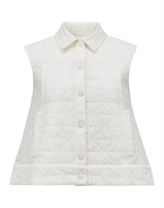 Стеганая утепленная жилетка Vayres Diamond, белый Moncler