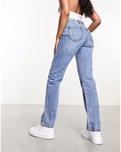 Джинсы Hailey прямого кроя, средне-синего цвета Vero moda