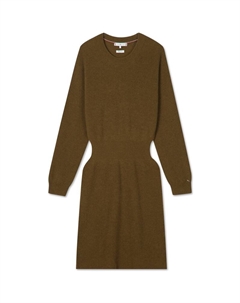 Женское платье с длинными рукавами, оливковый Tommy hilfiger