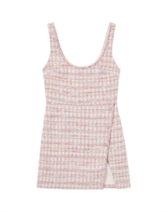 Женское платье-комбинация Self portrait розовое Self-portrait