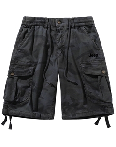 Повседневные уличные прямые карго-шорты унисекс с несколькими карманами, камуфляж Jeep