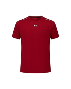 Футболка Unisex темно-красная Under armour