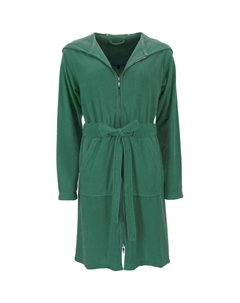 Халат Tampa, идеально подходит для сауны и спа, гостиничный халат, утренний халат, 1 шт., с карманом-кенгуру, на молнии, Evergreen Vossen