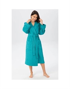 Мой домашний унисекс-халат Sanremo, идеально подходит для сауны и СПА, гостиничный халат, утренний халат, 1 шт., с карманами, женские и мужские халаты, размеры S-3XL, Aqua My home