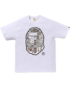 Футболка унисекс, белый A bathing ape®