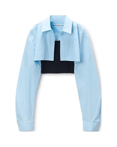 Рубашка Pre styled Two piece Set, черный/синий Alexander wang