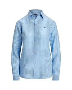 Полосатая рубашка, синий Polo ralph lauren