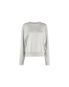 Топ с длинным рукавом и круглым вырезом TOTEME, серый Toteme