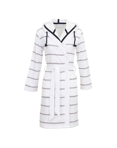 Женский банный халат 560310 1 шт., белый/платиновый Carl ross