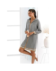 Уютный халат, Graphit-meliert Feel good