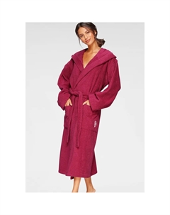 Унисекс-халат Robby, идеально подходит для сауны и СПА, стандартной длины и удлиненный 1 шт., женские и мужские халаты, хлопок, с карманами, сауна, размеры XS-3XL, Beere Bruno banani
