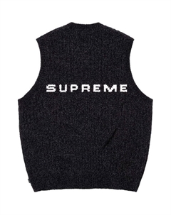 Свитер-майка Chenille, черный Supreme