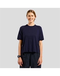 Укороченная футболка Ascent из мериносовой шерсти с вафельной структурой Odlo