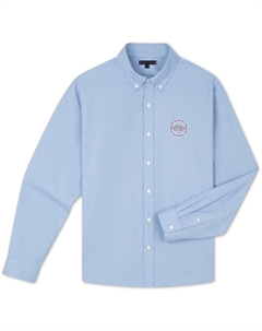 Рубашка унисекс, синий Tommy hilfiger