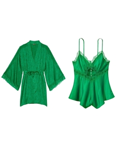Женский пижамный комплект зеленый Victoria's secret