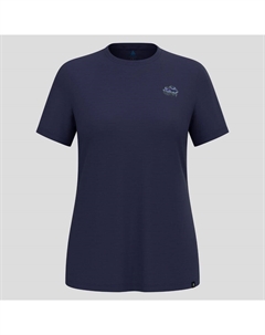 Футболка Ascent Merino 160 с мотивом дождевого облака Odlo