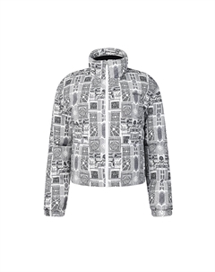 Куртка пуховая Golf Series женская с принтом по всей поверхности, All Over Print Fila