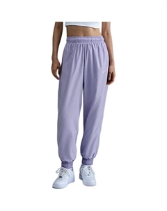 Вязаные спортивные штаны женские светло-фиолетовые Nike