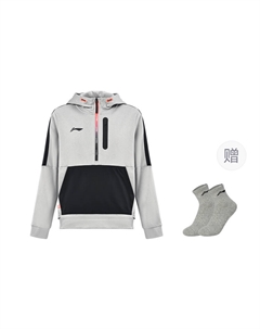 Свитшот унисекс вересково-серый Li-ning