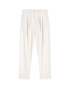 Плиссированные брюки с широкими штанинами, белый Lemaire