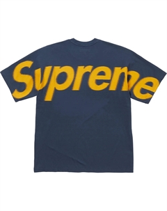 Футболка Intarsia 'SS 25 Navy' Supreme