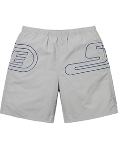 Шорты Big Logo Nylon, серый/серый Supreme